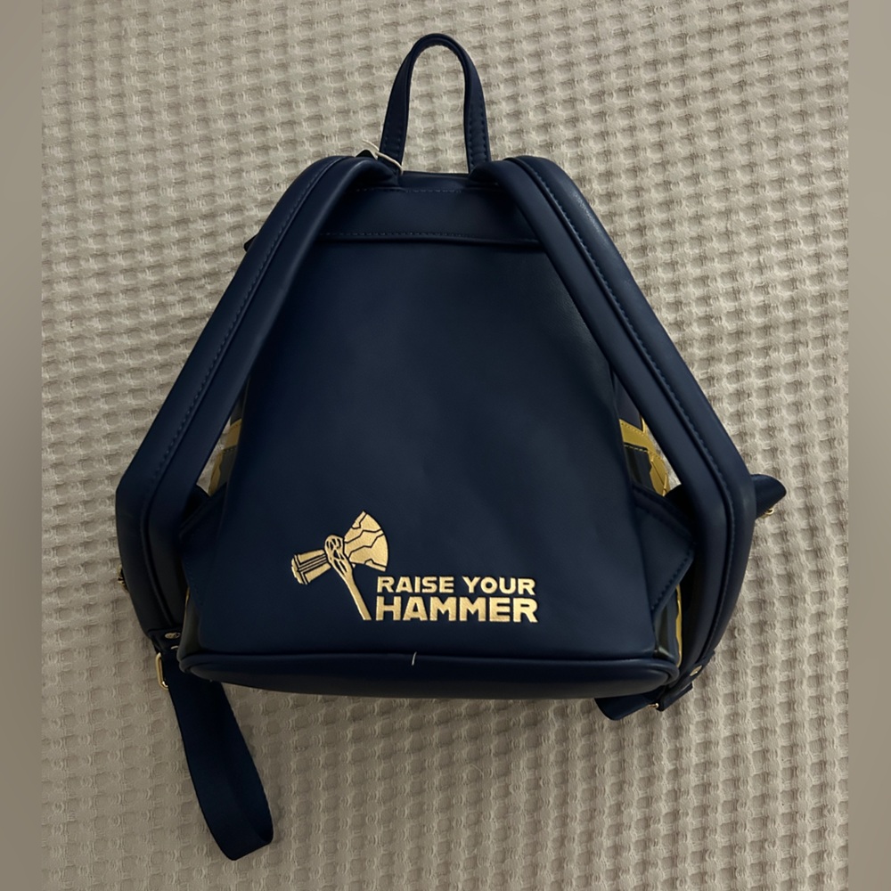 Disney Loungefly Marvel Thor Love and Thunder Glow in the Dark Mini Backpack NWT - Picture 4 of 8
